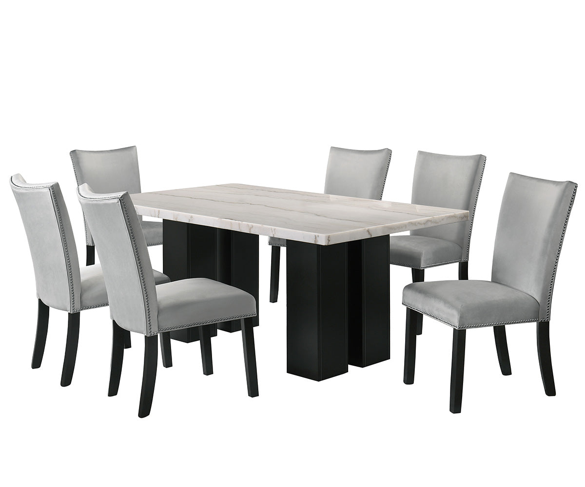 Atlanta 7pc Dining Set in Grey