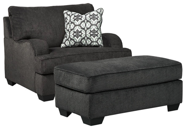 Charenton Chair and Ottoman - Furnish 4 Less