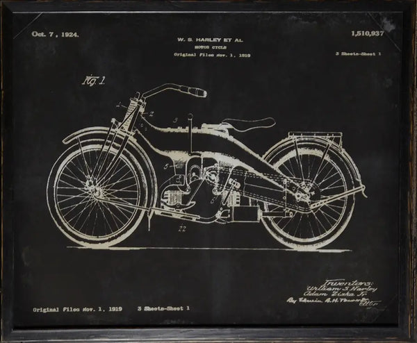 Harley Patent, 1924 - Furnish 4 Less