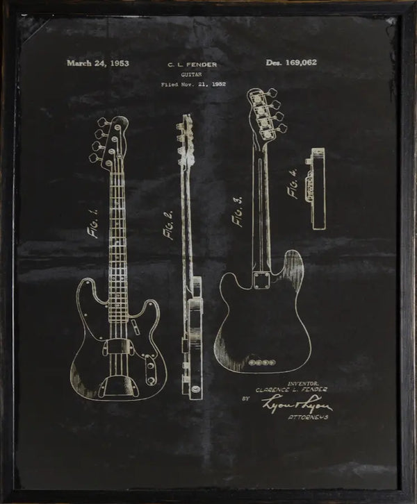 Fender Patent, 1952 - Furnish 4 Less