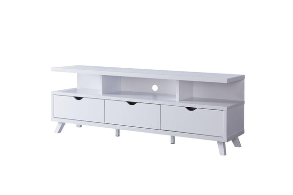 60" TV Stand in White - B18041 - Furnish 4 Less
