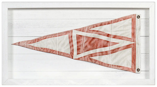 Yachting Burgee, Red (Set of 4) - Furnish 4 Less