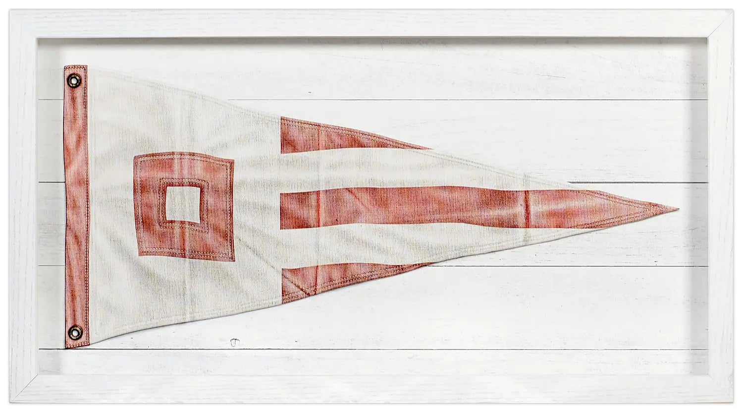 Yachting Burgee, Red (Set of 4) - Furnish 4 Less