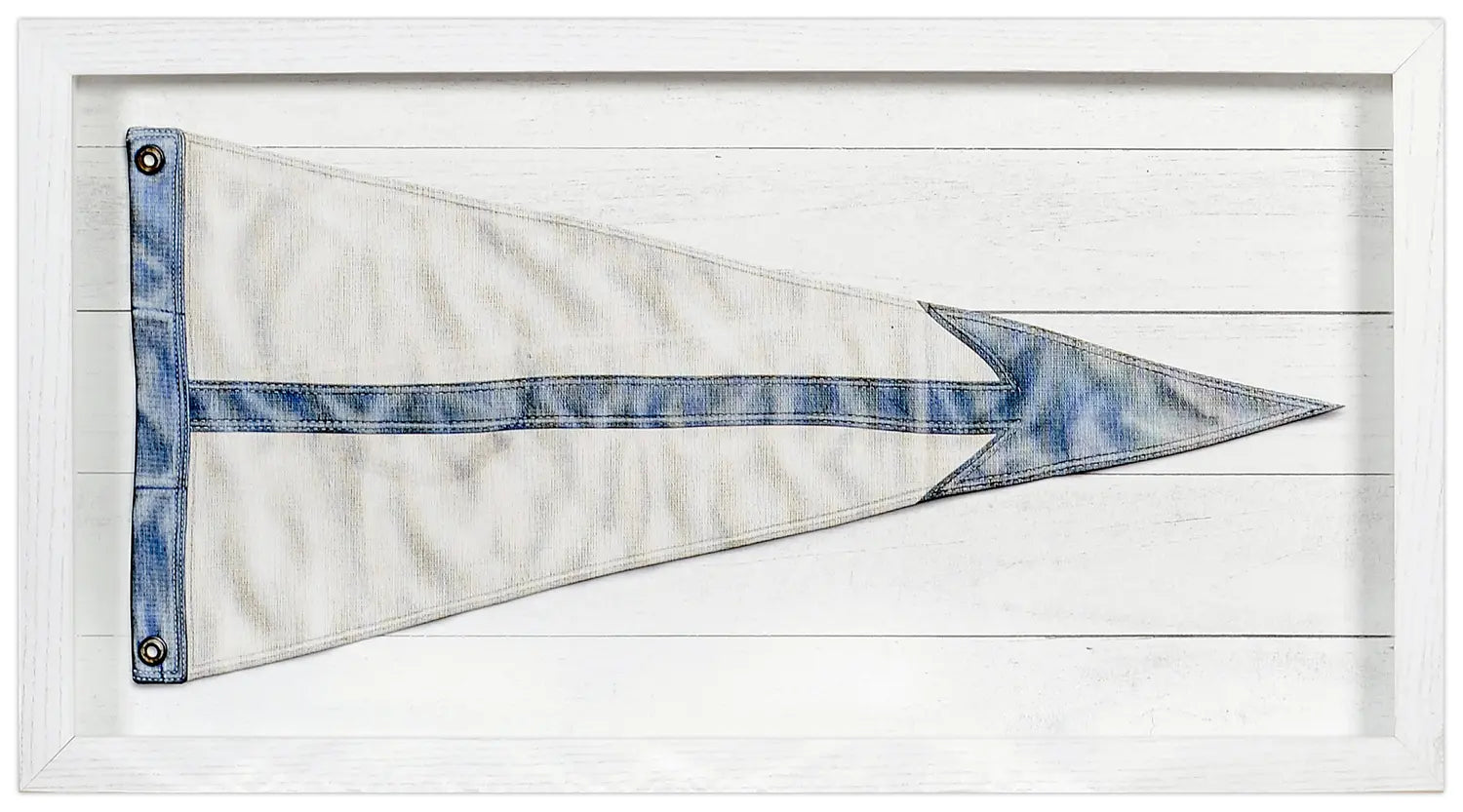 Yachting Burgee, Blue (Set of 4) - Furnish 4 Less