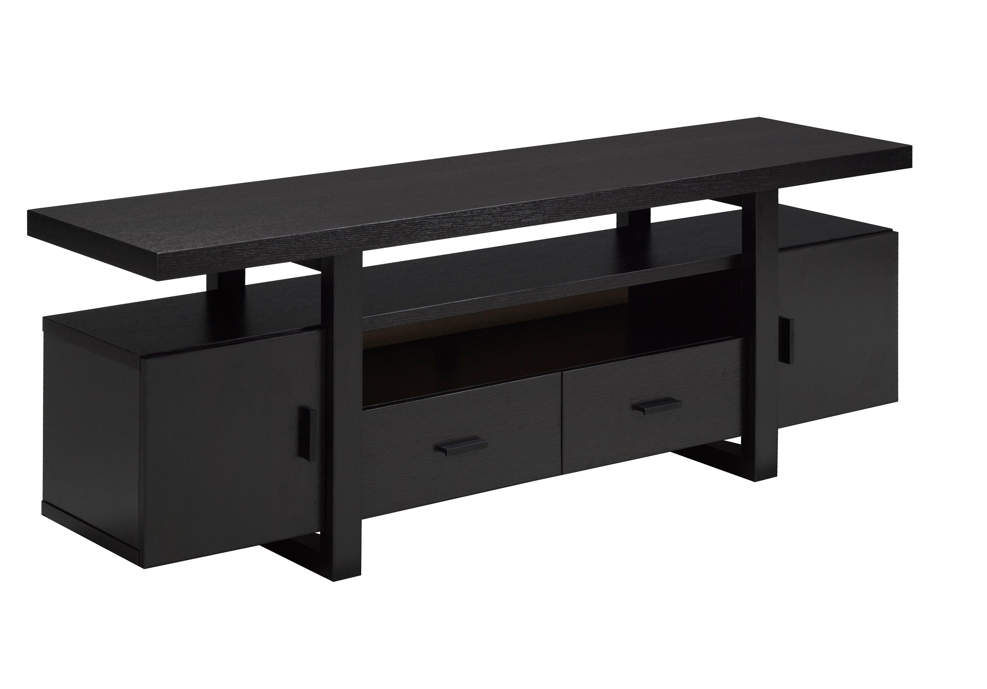 60'' TV STAND - DARK CHERRY - Furnish 4Less
