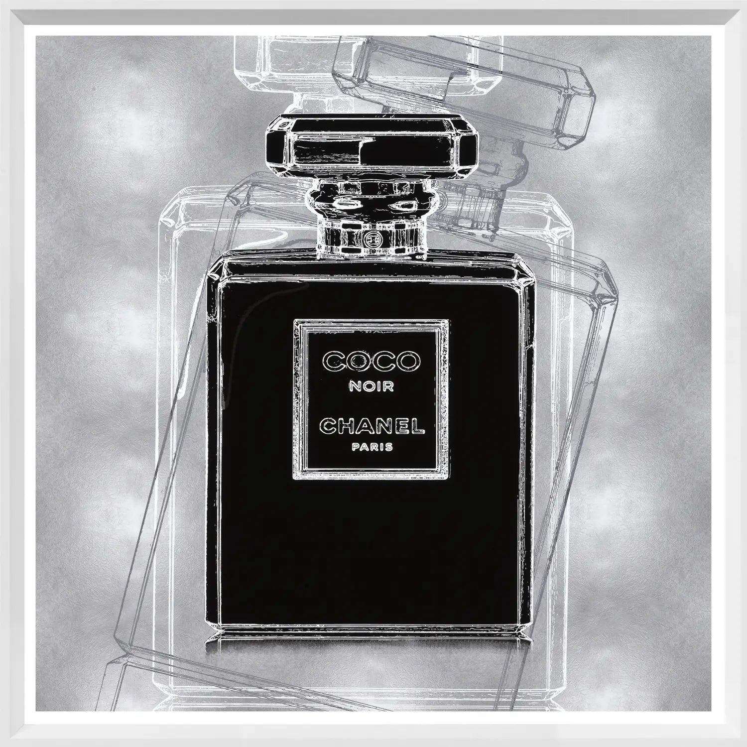 Coco Noir on Silver - Furnish 4 Less