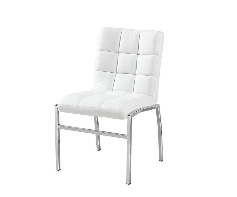 Weston Chairs in Black or White (4 Per Box) - KW142 - Furnish 4 Less