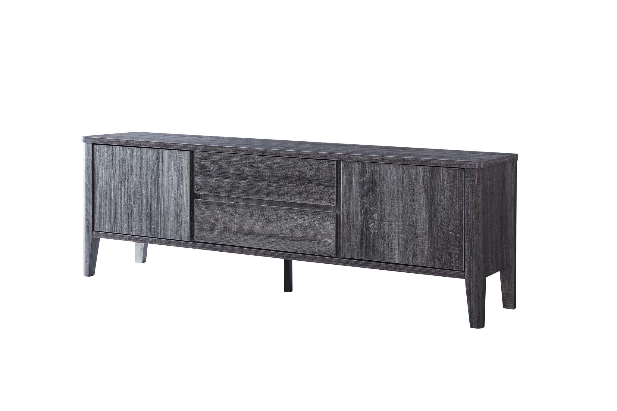 66'' TV STAND - GREY - B18038 - Furnish 4Less