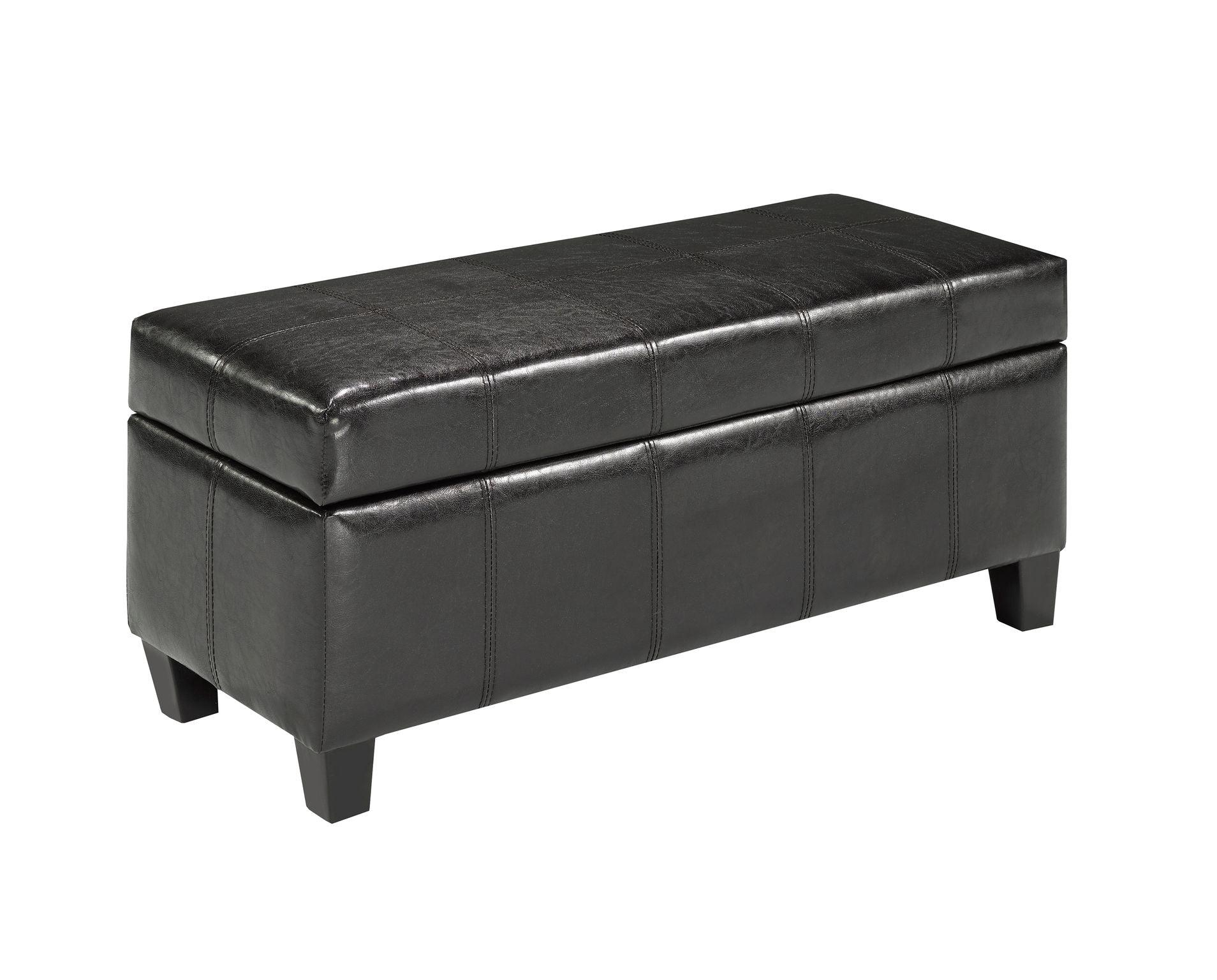 STORAGE OTTOMAN - RED - B2006S - Furnish 4 Less