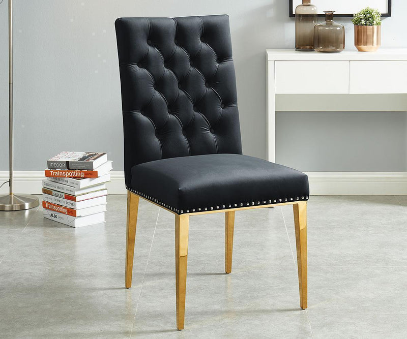 Regan Chairs in Black (2 Per Box) - KW457 - Furnish 4 Less
