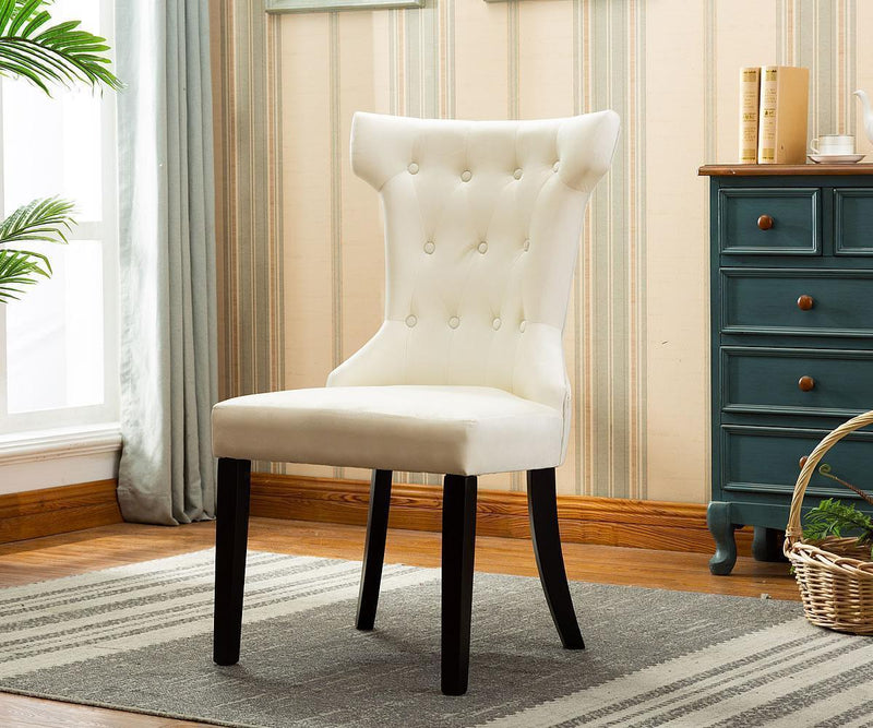 Erica Chairs in Blue or Beige (2 Per Box) - KW200 - Furnish 4 Less