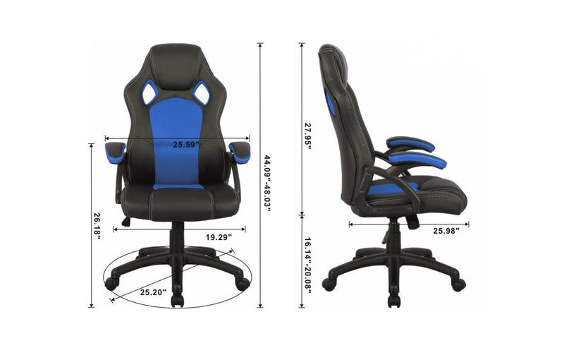 Eclipse Executive Gaming Chair (Blue, Green, Red) - B52 - Furnish 4 Less