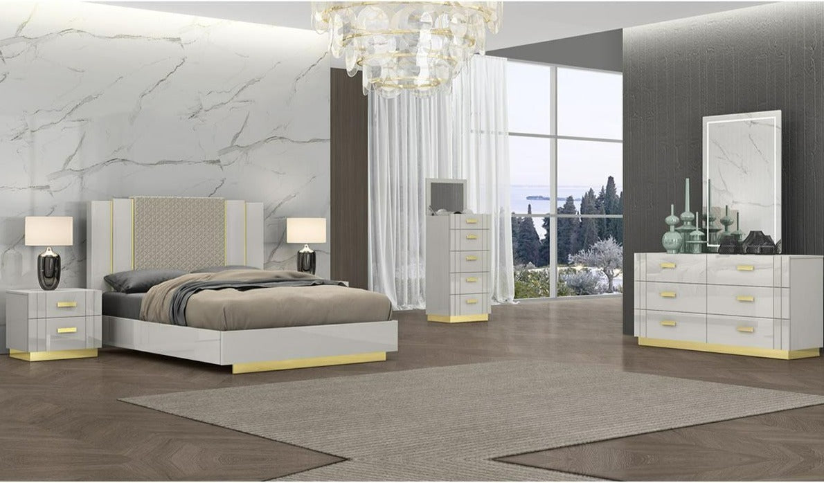 Charmer 8pc Queen Bedroom Set - KW812 - Furnish 4 Less