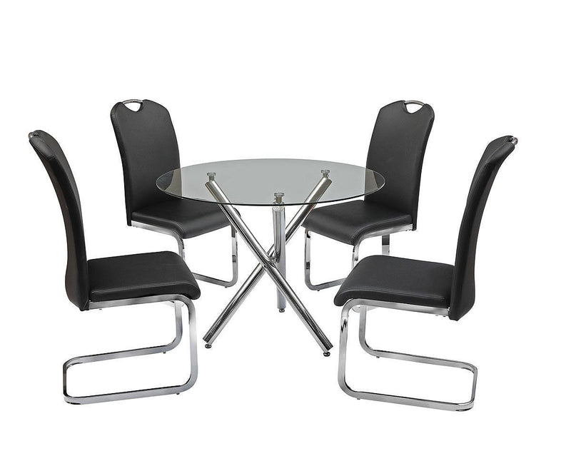 Lorie Chairs in Grey or Black (2 Per Box) - KW638 - Furnish 4 Less