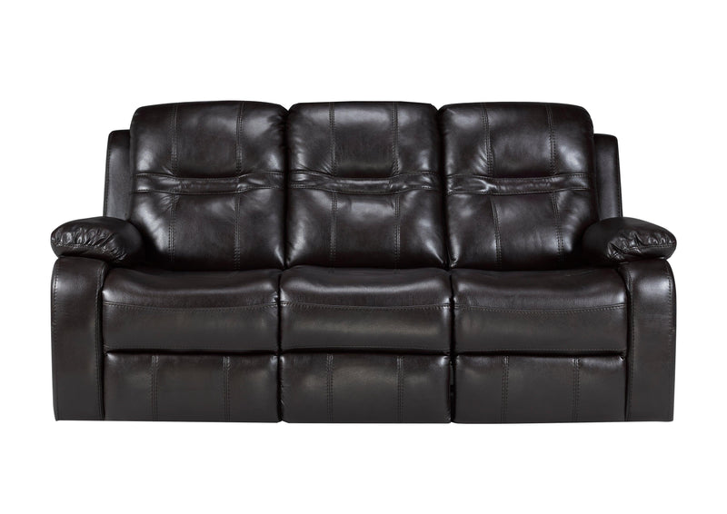 Napolean Recliner Sofa in Chocolate - B6015 - Furnish 4 Less