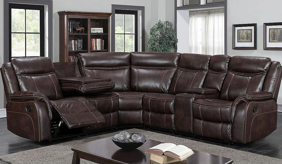 Neoma Manual Reclining Sectional - Furnish 4 Less