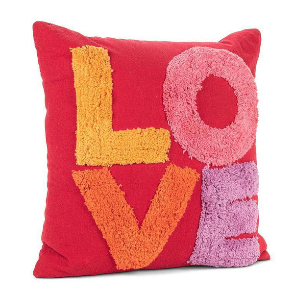 LOVE Tufted Pillow - Furnish 4 Less