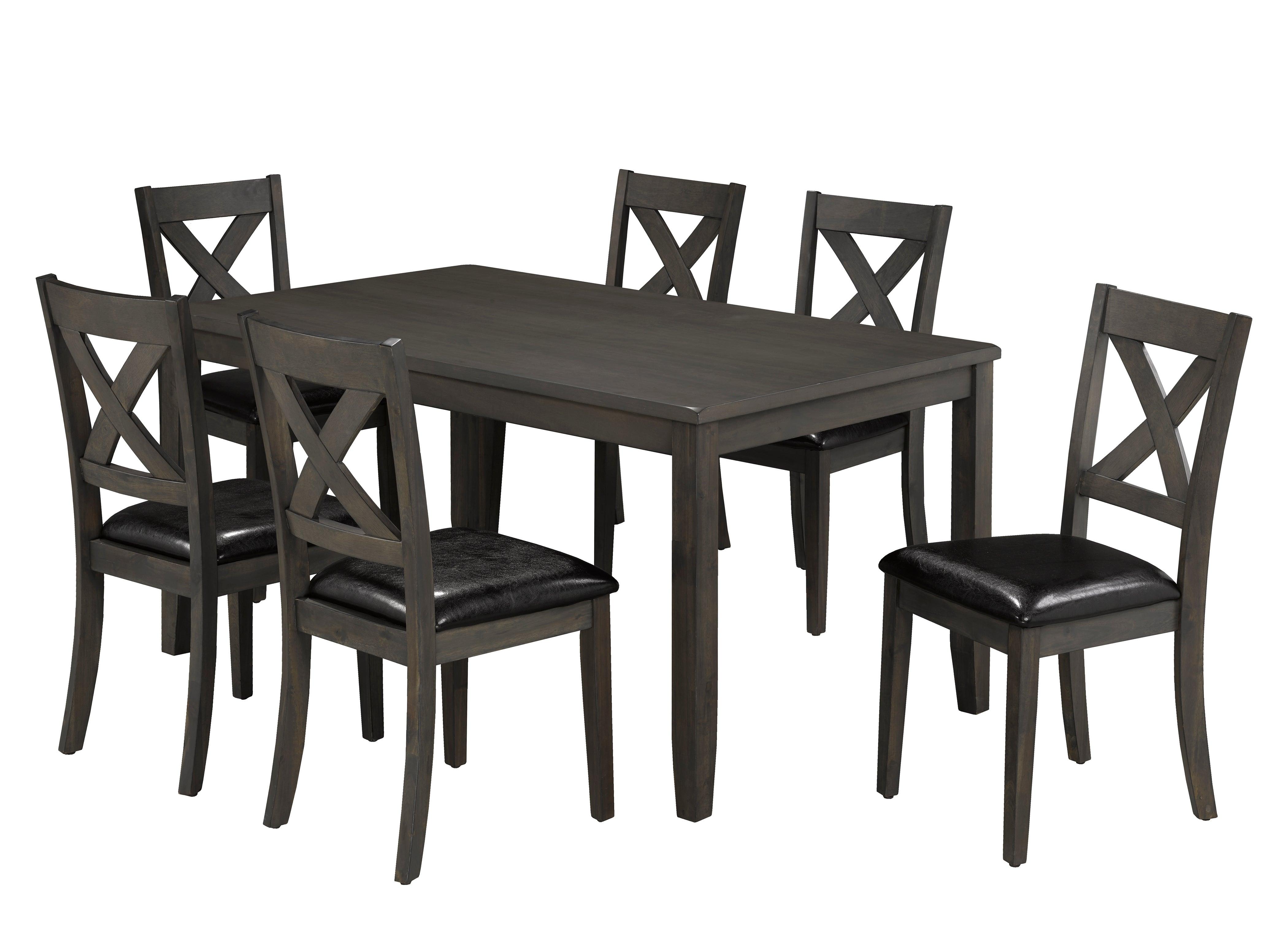 Gabriel 7pc Dining Set - B276 - Furnish 4 Less