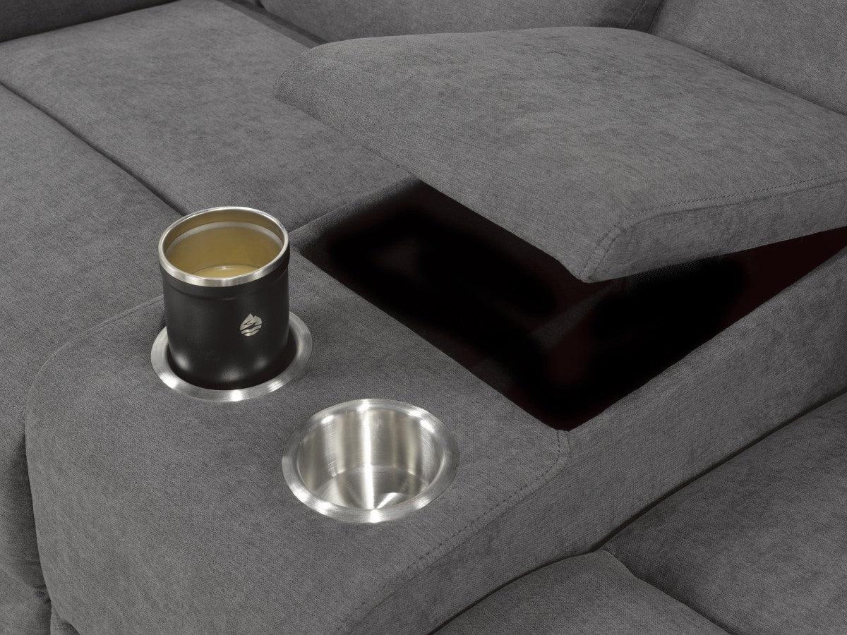 Recliner 2-Seater w/ Console- B6899 - Furnish 4 Less