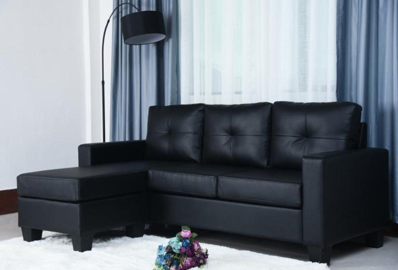 Anna Faux Leather Sectional - BF2662 - Furnish 4 Less