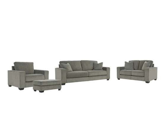 Angleton Sofa, Loveseat, Chair and Ottoman - Furnish 4 Less