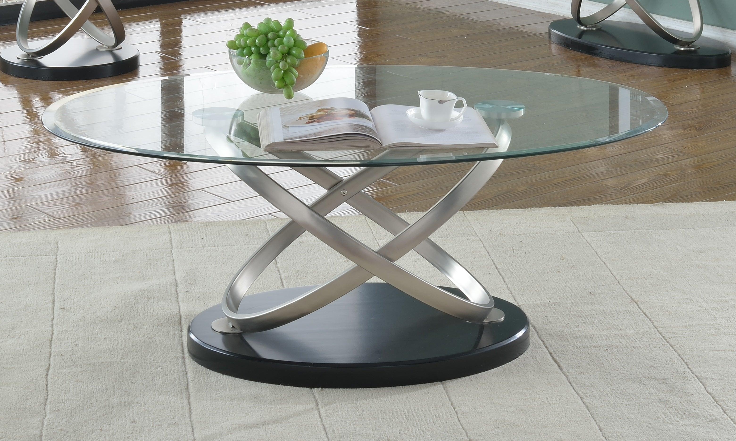 Glass Coffee Table - B275 - Furnish 4 Less