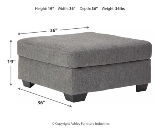 Dalhart Oversized Accent Ottoman - Furnish 4 Less