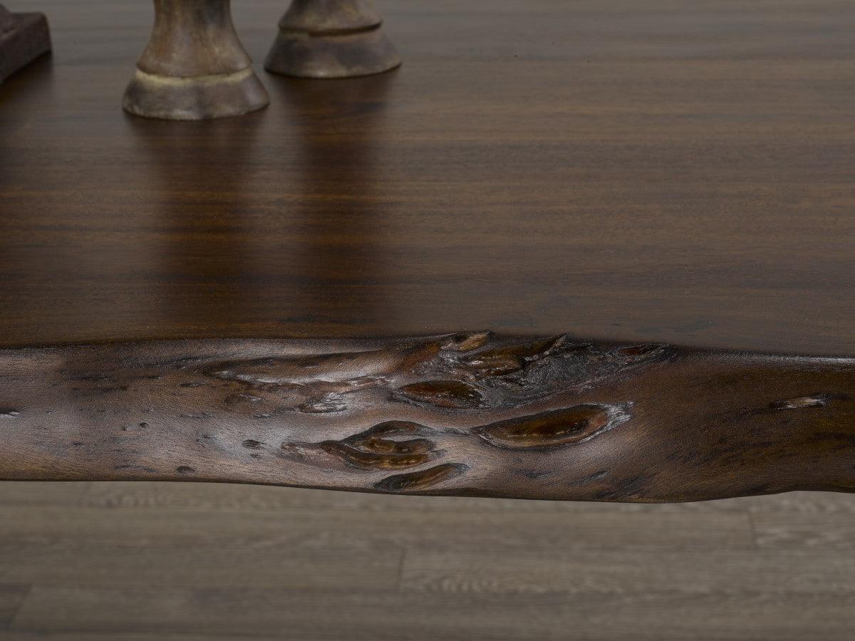 Live Edge Acacia Oak Dining Table (84" / 72") - B1957 - Furnish 4 Less