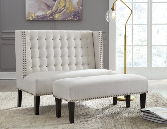 Beauland Settee & Accent Bench - Furnish 4 Less