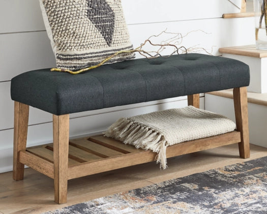 Cabellero Upholstered Accent Bench - Furnish 4 Less