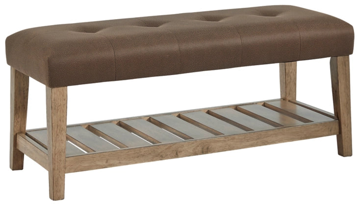 Cabellero Upholstered Accent Bench - Furnish 4 Less