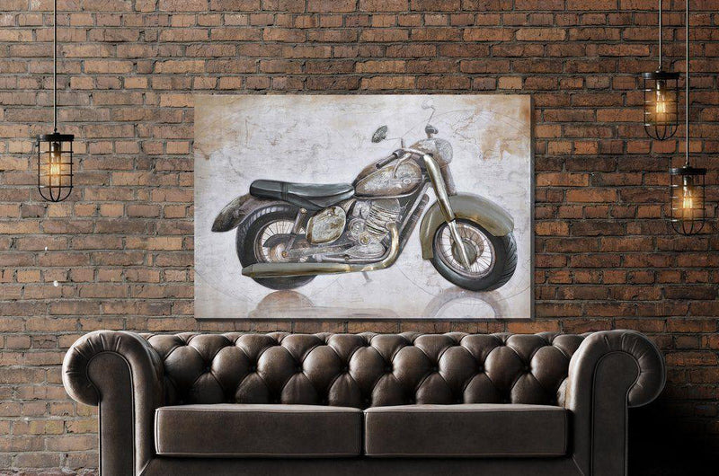 Vintage Motorbike - Furnish 4 Less