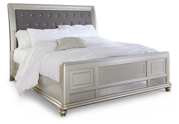 Coralayne Sleigh Bed - Furnish 4 Less