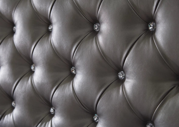 Coralayne Upholstered Bed (Vinyl) - Furnish 4 Less