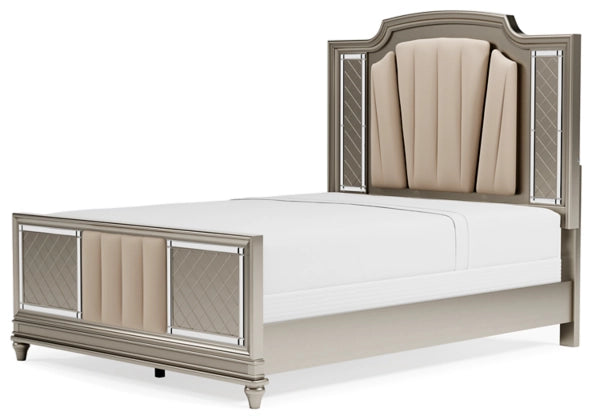 Chevanna Upholstered Panel Bed - Furnish 4 Less