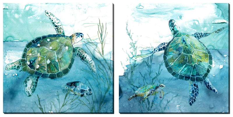 Sea Turtles (Set of 2) - Furnish 4 Less