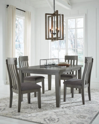 Hallanden Dining Table and 4 Chairs - Furnish 4 Less