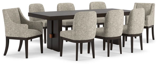 Burkhaus Dining Table and 8 Chairs
