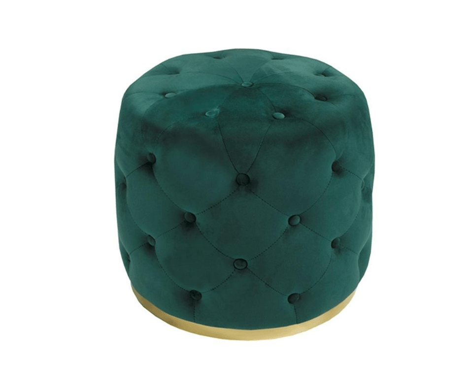 Tufted Round Ottoman - KW18253 - Furnish 4 Less