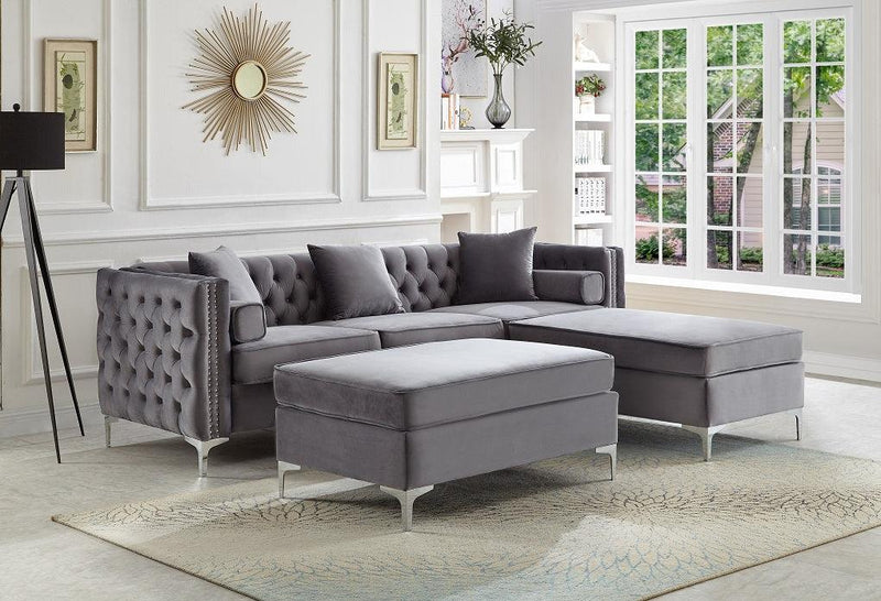 Reversible Sectional Sofa - IF9282 - Furnish 4Less