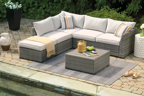Cherry Point 4-piece Outdoor Sectional Set - Furnish 4 Less