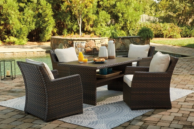 Easy Isle Outdoor Dining Table and 4 Chairs