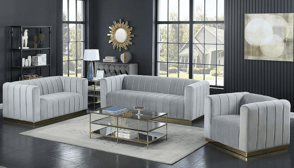 Shannon 3-piece Sofa Set - KW5101 - Furnish 4 Less