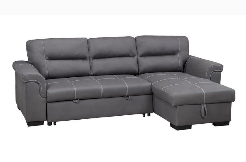 Sleeper Sectional w/ Reversible Storage Chaise - T1217 - Furnish 4 Less