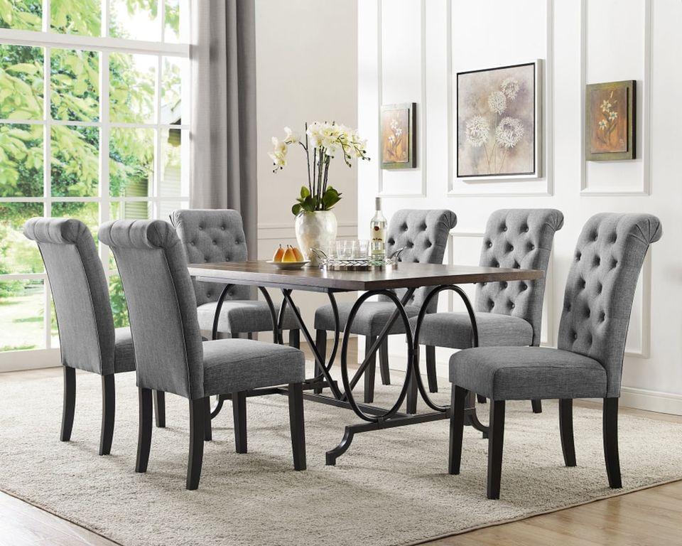 7-piece Dining Set - B185 - Furnish 4Less