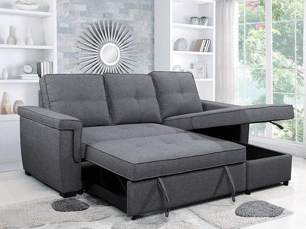 Sofabed Sectional w/ Reversible Storage Chaise - IF9040 - Furnish 4Less