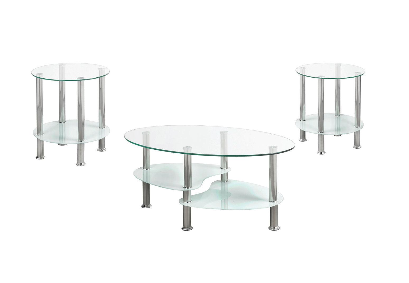 3 Piece Coffee Table Set IF-2605 - Furnish 4Less