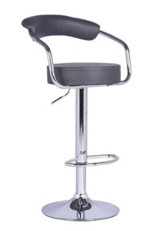PU Leather Bar Stools, Set of 2 (Black, Espresso, Grey, Red, White) - IF-7500 - Furnish 4 Less