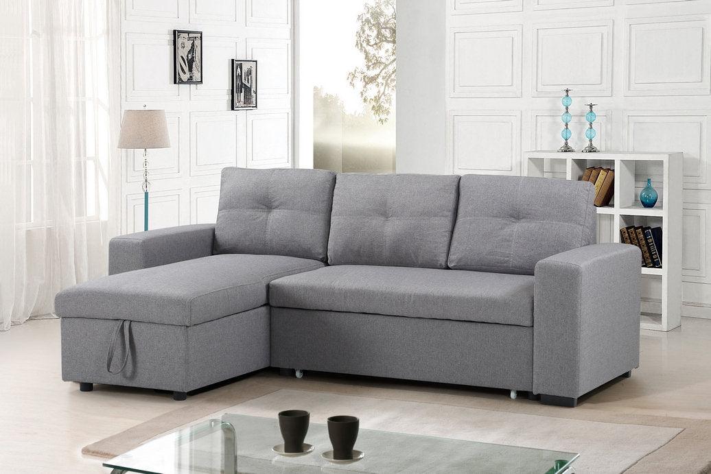 Grey Fabric Sofabed Sectional - IF-9031 - Furnish 4 Less