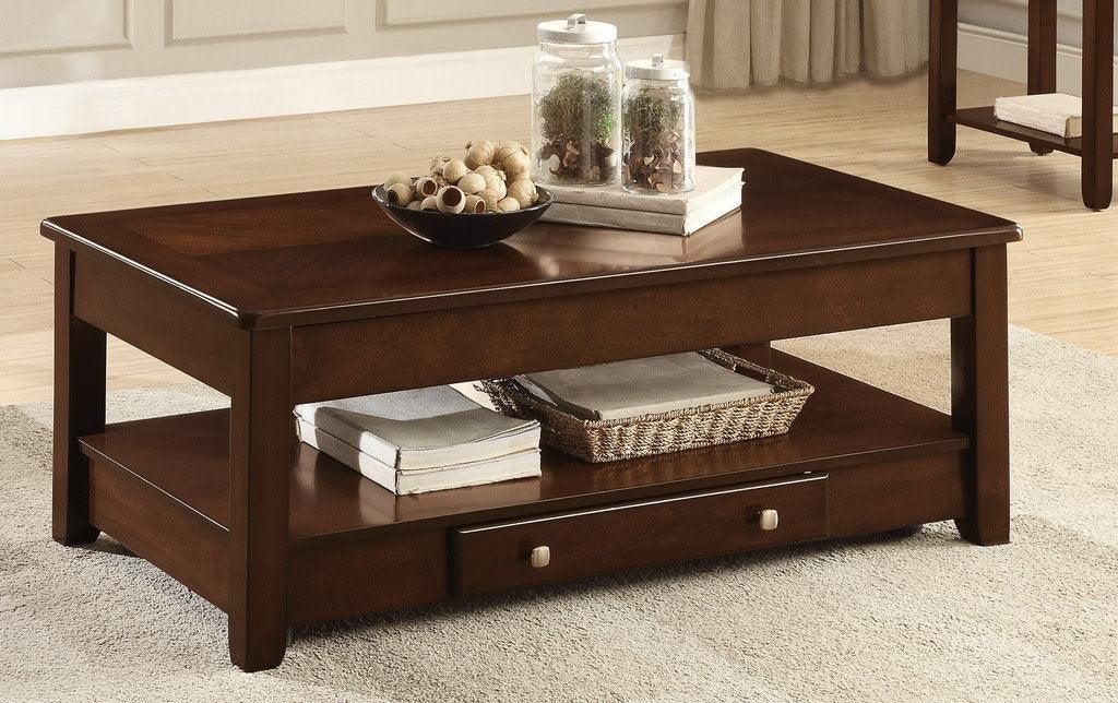 Espresso Coffee Table Set - IF-2032 - Furnish 4 Less